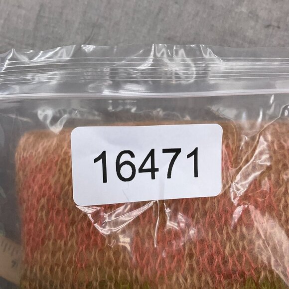 Talbots Sweater Women Medium Brown Coral‎ Stripe Mohair Crochet Cami VTG Fuzzy - Picture 13 of 13